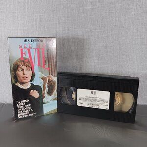 See No‎ Evil VHS 1989 Suspense Horror Thriller Mia Farrow Vintage 80s Movie Film